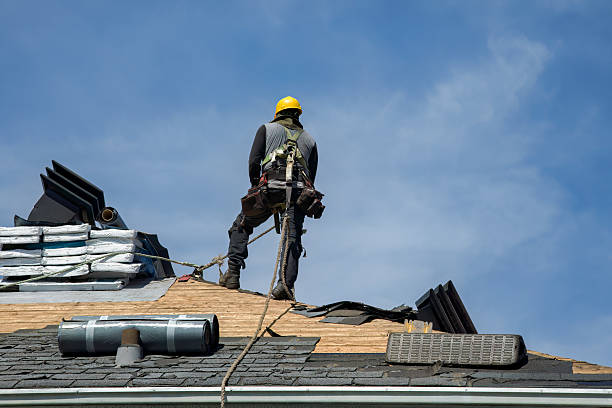 Professional Storm Damage Roof Repair technician working in Bellaire, TX